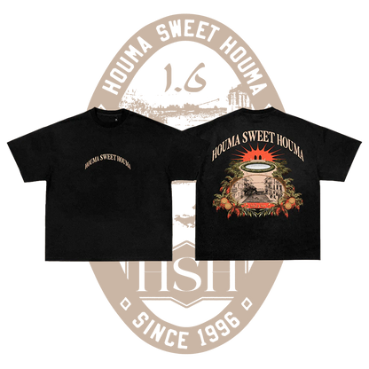 T-SHIRT HOUMA SWEET HOUMA NOIR