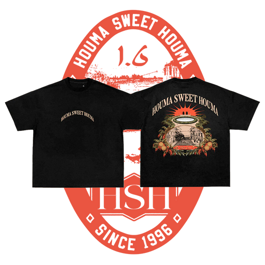 T-SHIRT HOUMA SWEET HOUMA NOIR