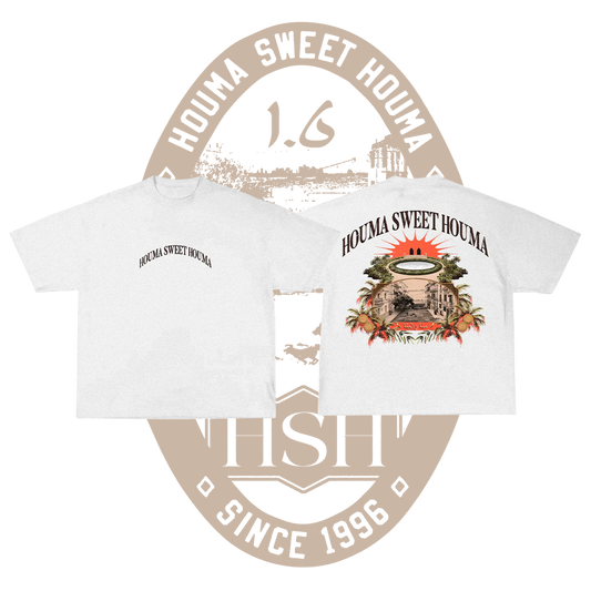 T-SHIRT HOUMA SWEET HOUMA BLANC
