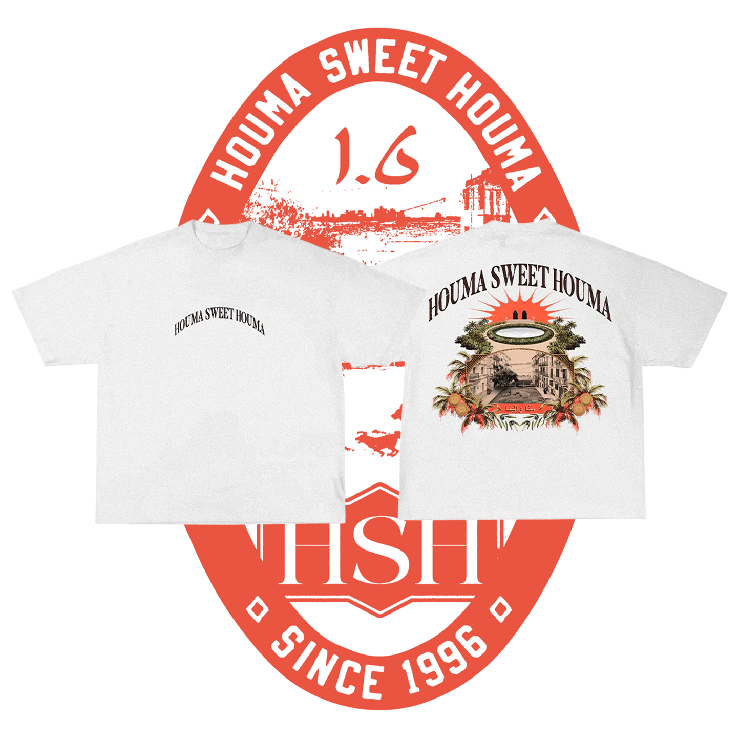 T-SHIRT HOUMA SWEET HOUMA BLANC